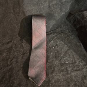 Castle 100% Silk Thin Metallic Tie